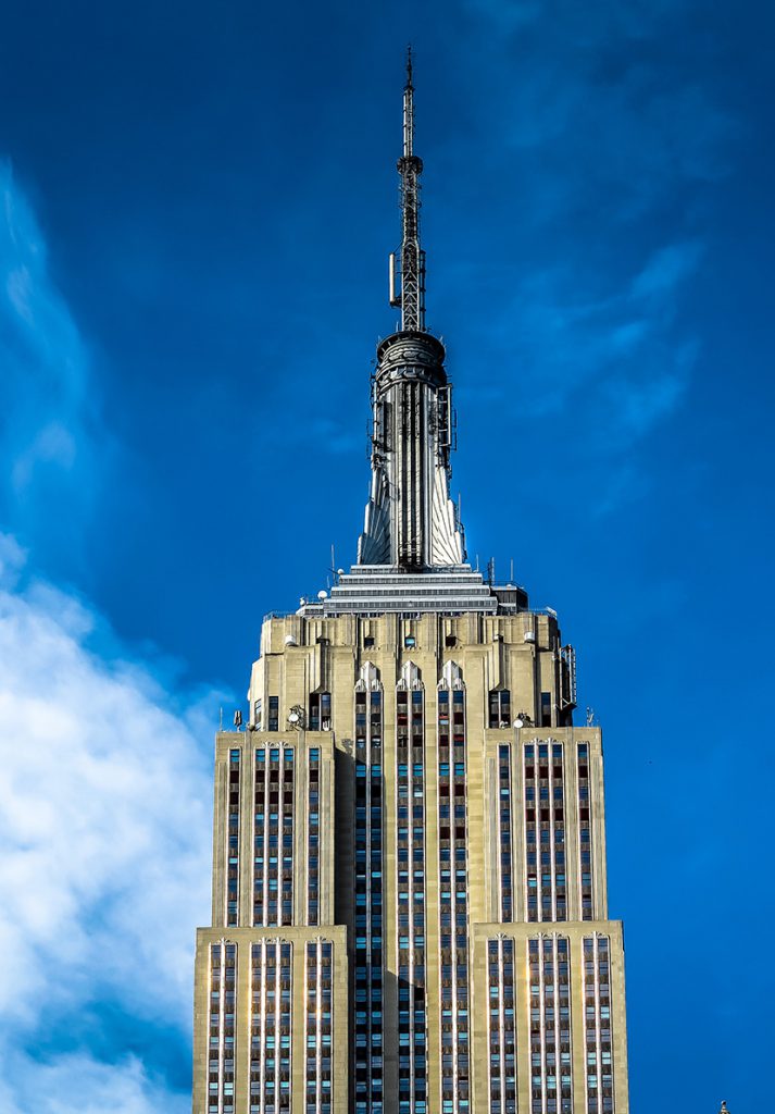 纽约帝国大厦顶部